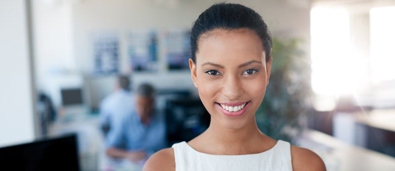 Woman Smiling
